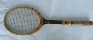 Vintage Wood Tennis Racket Racquet Wilson Jack Kramer Personal