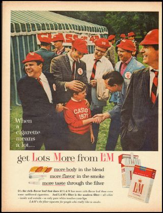1963 Vintage Ad For L&m Filter Cigarettes (011113)