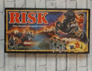 Parker Brothers 1993 Board Game Risk The World Conquest Game Vintage
