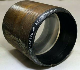 10 Inch Lens E.  F.  Projection Optics Vintage Rochester Ny