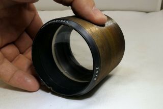 10 inch Lens E.  F.  Projection Optics vintage Rochester NY 2