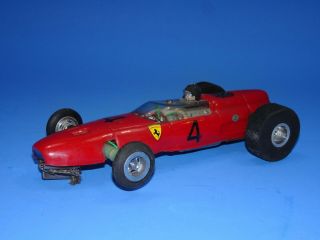 Vintage 1/24 Scale Ferrari Indy Racer Rear Engine Slot Car