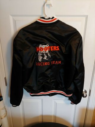 Vintage Nascar Alan Kulwicki Hooters Race Team Issued Jacket Xl Time Keeper