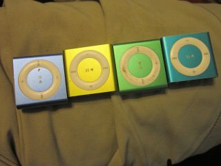 4 Vintage Apple Ipod Shuffle Parts Not All Different Colors