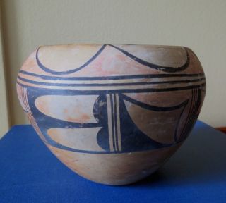 Antique Hopi Decorated Pottery Bowl Native American South West