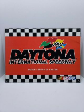 Nascar Daytona International Speedway World Center Of Racing Metal Sign