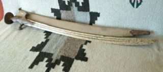 Rare Antique Tulwar Sword Indo Persian Afghanistan With Sheath
