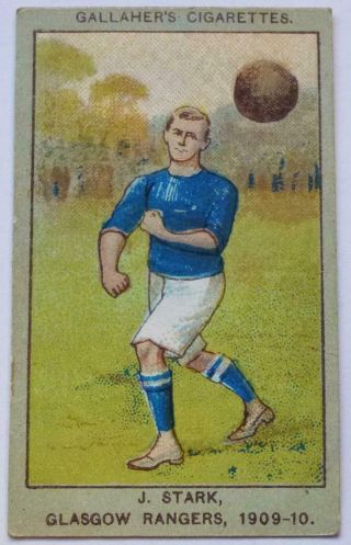 1909 J Stark Glasgow Rangers Association Football Club Colours No.  91