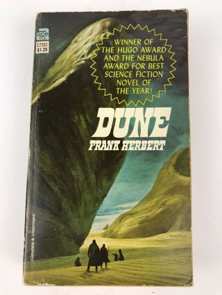 Vintage Frank Herbert Dune 1st Printing Paperback Edition 1965 Ace Books