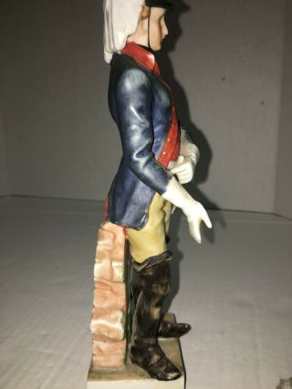 Virginia Light Dragoons 1776 ANDREA SADEK PORCELAIN SOLDIER STATUE vtg figurine 2