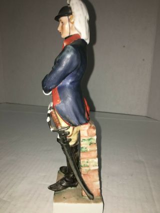 Virginia Light Dragoons 1776 ANDREA SADEK PORCELAIN SOLDIER STATUE vtg figurine 3