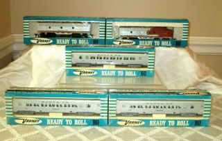 Vintage Ho Varney - Santa Fe Diesel Passenger Set W Org Boxes - Un - Run - 1960 