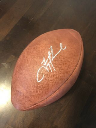 Troy Aikman Signed/auto Official Nfl On Field Football Dallas Cowboys