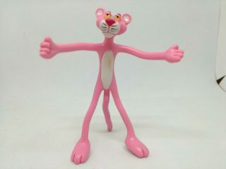 Vintage Pink Panther Bendy Bendable Figure - United Artists - 11 Cm