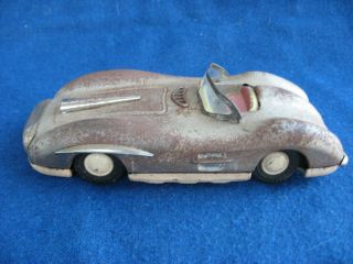 Asahi Toy Vintage Tin Friction Mercedes Grand Prix Car 1950 