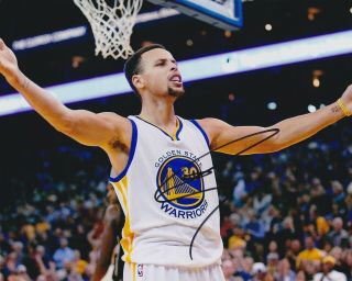 Stephen Curry Signed 8x10 Photo Gsw Autographed Auto