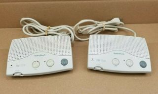 Set Of 2 Vintage Radio Shack Wireless 2 Way Intercom System Model 43 - 493