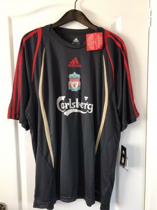 Vtg Adidas Liverpool Fc Football Shirt Soccer Jersey Bnwt Deadstock 50 - 52 Xxxl 3