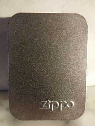 Zippo Vintage Lighter Tin Lucky Strike Tag On Box Empty No Lighter