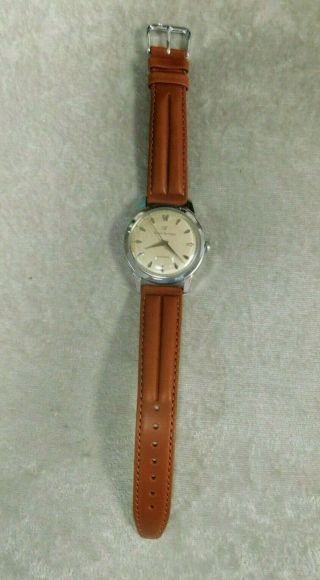 Vintage Girard - Perregaux Gyromatic Stainless Steel Automatic Wristwatch