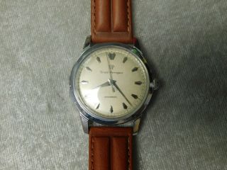 Vintage Girard - Perregaux Gyromatic Stainless Steel Automatic Wristwatch 2
