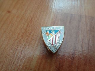 Classic Vintage Athletic Bilbao Emblem Crest Enamel Football Brooch Pin Badge