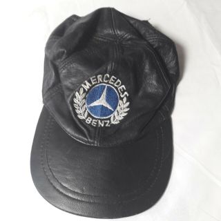 Mercedes Benz Vintage Baseball Cap Hat Black Ajustable At Back
