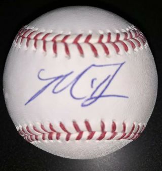 Madison Bumgar Autographed Signed Baseball Omlb Psa/dna San Fran Giants Auto
