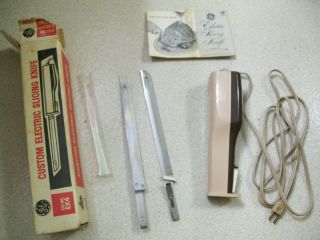 Vintage Ge Custom Electric Slicing Knife Ge Ek4 And Fine W/box