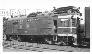 9c106 Rp 1952 Rock Island Railroad Doodlebug 9001 Shortened For Switching Use