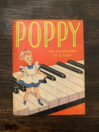 Vintage Classic Hardcover Poppy The Adventures Of A Fairy By Anne Perez - Guerra