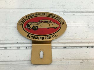 State Farm Mutual Auto Insurance Co.  Auto Badge Emblem Vintage Automobile 598
