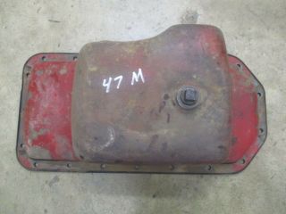 1947 Ih Farmall M Sm Good Oil Pan One Antique Tractor