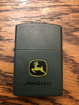 Vintage Zippo Lighter John Deere