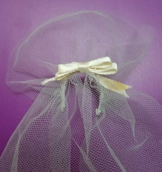 VINTAGE Barbie FRANCIE DREAMY WEDDING 1217 Veil w/ White Bow - EXLNT 3