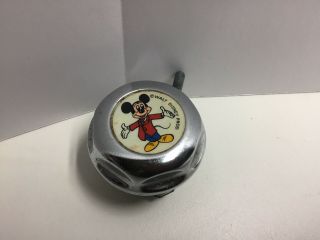 Vintage Reich Walt Disney Mickey Mouse Chrome Bicycle Bell