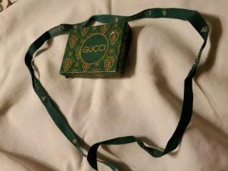 Yesauthentic Vintage Gucci Firenze Empty Gift Jewelry Box With Ribbon Early 1900