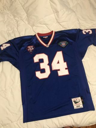 Thurman Thomas Mitchell And Ness Authentic Jersey Size Xl 48
