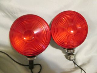 Vintage Dietz 270.  Red.  Lens 276 Lamps,  Lights.  Hot Rat Rod,  Truck