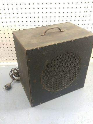 Vintage Ham Radio External Base Station With Utah 10 " Speaker