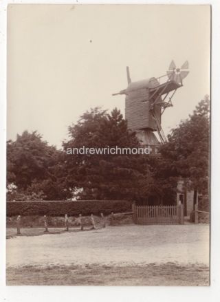 The Old Windmill Wimbledon Common London Vintage 6 X 4 Inch Photo 894b