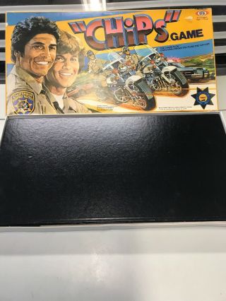 Vintage Chips Tv Show Board Game California Highway Patrol By Ideal 1981 Vgc