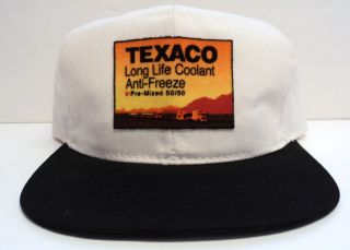 Vintage Texaco Hat - Long Life Coolant Anti - Freeze Snapback