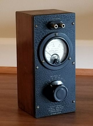 Vintage Gr General Radio Co.  Output Multi - Range Volt Meter Type 483 - F Ac Volts