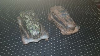 2 Old Vintage Tin wheel Cars Toys from Japan 1950 3