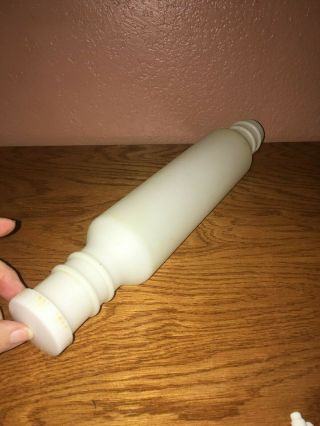 Vintage Tupperware Rolling Pin 15 " Fill - N - Chill -