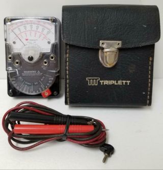 Triplett 310 Vintage Bell (telephone) Analog Ohm Meter Ac/dc Voltage 1200 Volts