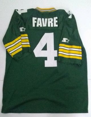 Brett Favre Green Bay Packers Vintage Starter Nfl Football Jersey 1995 L/xl