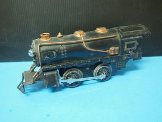 Marx Vintage Wind - Up Toy Train Engine Black