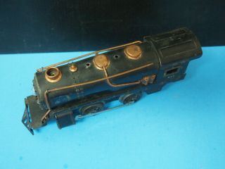 Marx Vintage Wind - Up Toy Train Engine BLACK 2